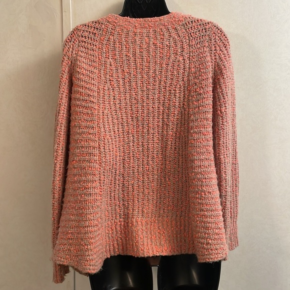 MOTH/ANTHROPOLOGY, WOMEN’S MEDIUM SWEATER. SIDE ZIP HEAVYWEIGHT V-NECK EUC - Picture 5 of 11